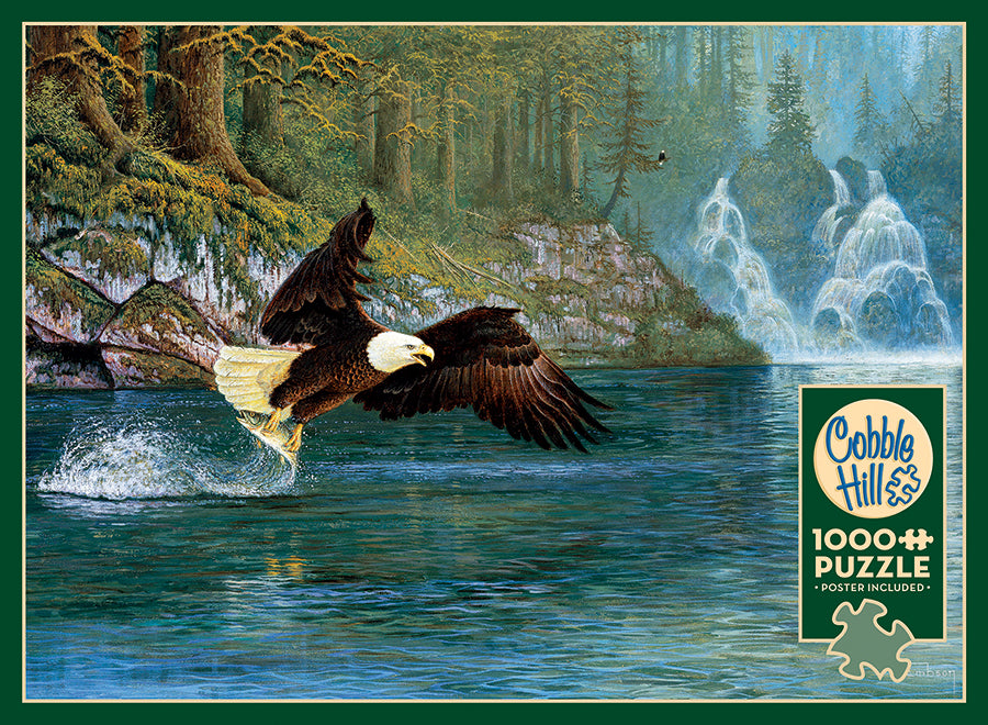 EDUCA 1000 Piece Jigsaw Puzzle Two Men Fly Fishing Scenic River