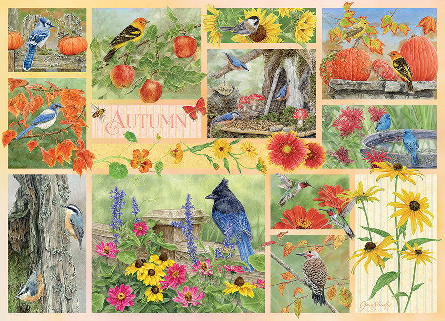 Garden Birds in Autumn | 500 Piece