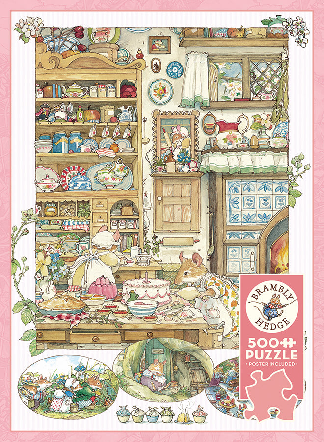 Brambly Hedge Picnic Preparations - Puzzle - 500 piece - Cobble Hill  Company — USA Cobble Hill Puzzles