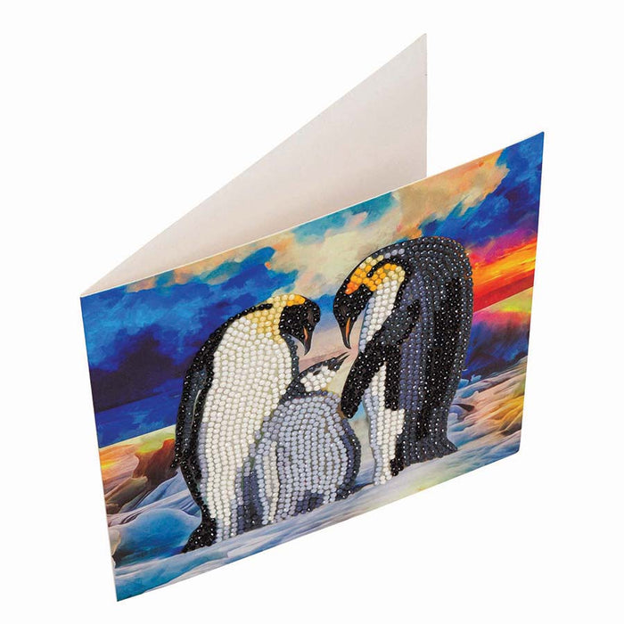 Bundle: Penguin Family Family Pieces 350 Puzzle and Penguin Family Card Kit