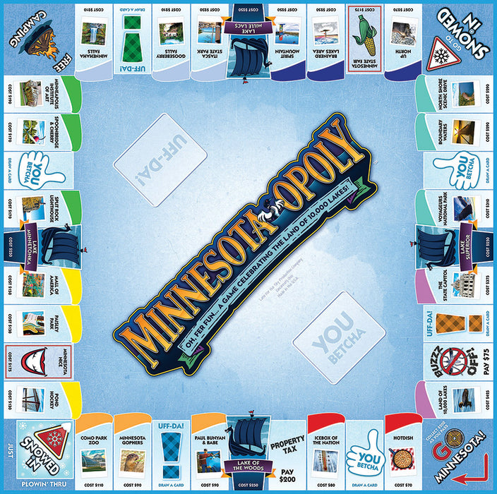 Minnesota-Opoly Board Game