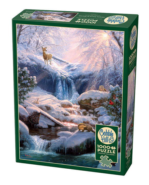 Mystic Falls in Winter 1000 piece jigsaw, 40003