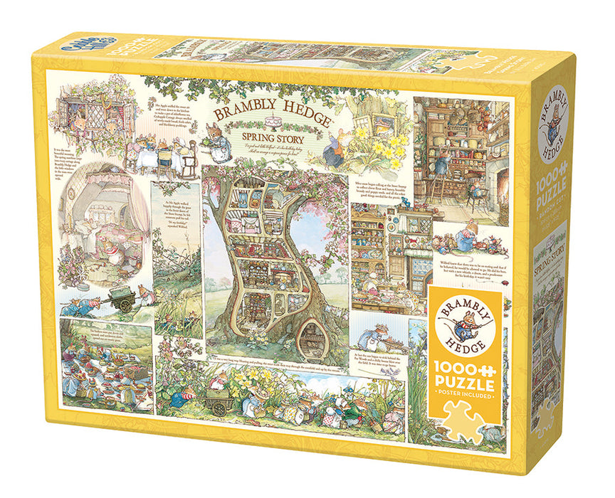 Brambly Hedge Spring Story 1000 piece jigsaw| 40015 |Cobble Hill