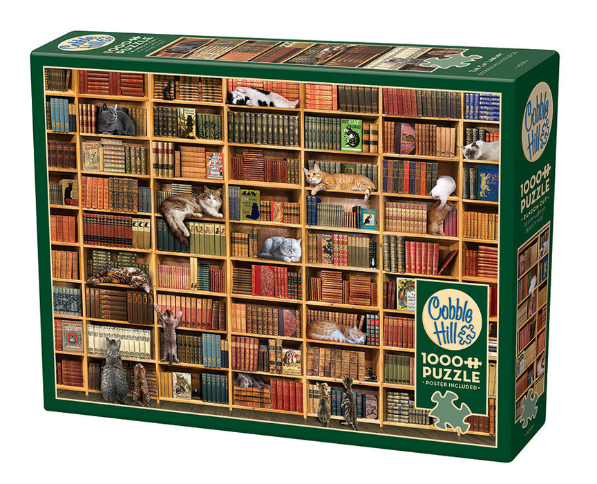 The Cat Library 1000 piece jigsaw, 40139