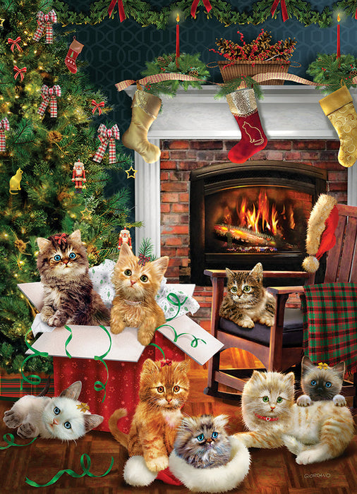 Buy Vermont Christmas Company Kittens Fishing Jigsaw Puzzle