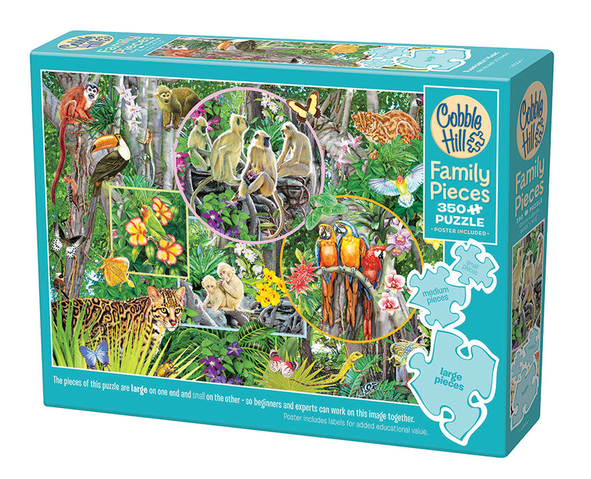 Rainforest Magic (Family) 350 piece jigsaw, 47004