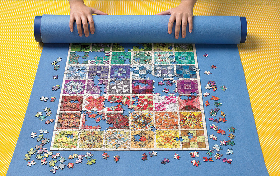  Esterilla para enrollar puzles, de la marca Eurographics,  modelo Roll&Go, (se ajusta a puzles de hasta 2000 piezas) : Eurographics:  Juguetes y Juegos